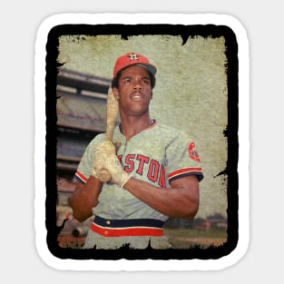 Cesar Cedeno in Houston Astros Sticker